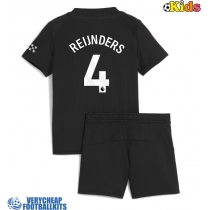 Manchester City Tijjani Reijnders #4 Replica Away Minikit 2025-26 Short Sleeve (+ pants)